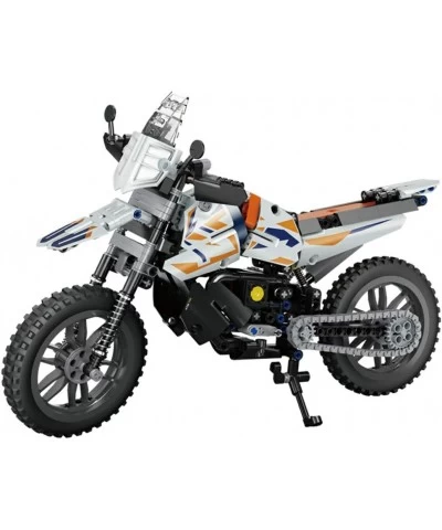 Motorcycle Building Block Mountain Off-Road Motorbike MOC Bricks Collectible Model Compatible with Lego (434 Pieces) $48.55 T...