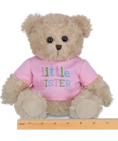 Bearington Ima Lil' Sister Plush Stuffed Animal Teddy Bear in Pink T-Shirt 12 Inches $28.66 Stuffed Animals & Teddy Bears