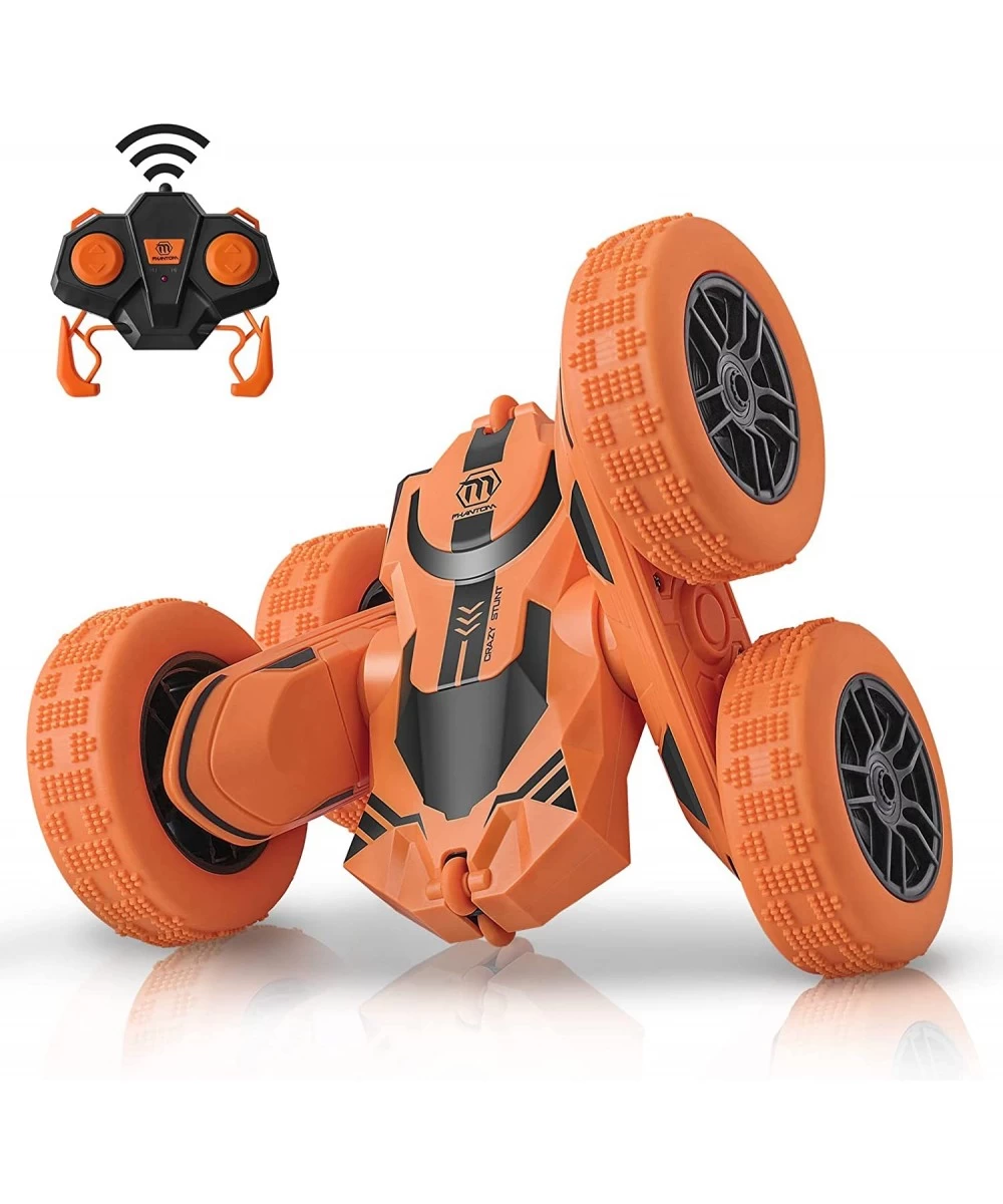 Remote Control Car RC Car Truck Toys Hobby RC Cars 4WD Off Road 360° Flip 4 Wheels Drive RC Stunt Car with 2 Rechargeable Bat...