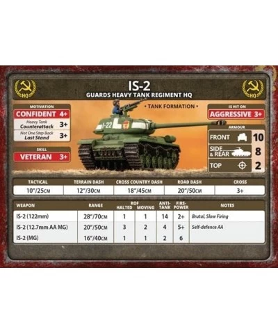 Late War: Soviet is-2 Guards Heavy Tank Company (SBX62) $81.64 Game Accessories