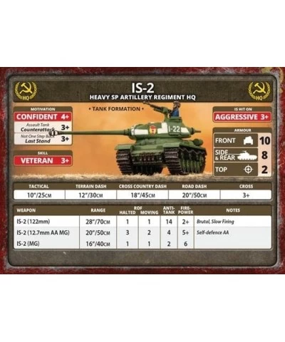 Late War: Soviet is-2 Guards Heavy Tank Company (SBX62) $81.64 Game Accessories