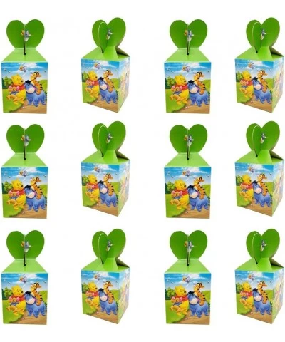 18 Pcs Winnie Pooh Party Candy Gift Boxes Winnie Pooh Themed Party Supplies Children's Birthday Party Boxes $19.70 Kids' Part...