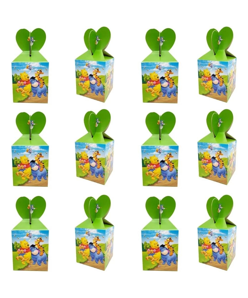 18 Pcs Winnie Pooh Party Candy Gift Boxes Winnie Pooh Themed Party Supplies Children's Birthday Party Boxes $19.70 Kids' Part...