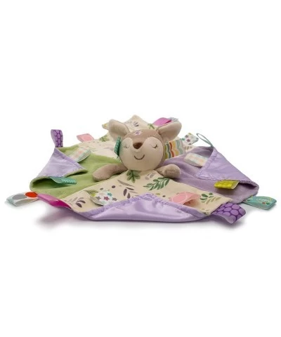 Soothing Sensory Stuffed Animal Security Blanket Flora Fawn 13 x 13-Inches $33.13 Baby Rattles & Plush Rings