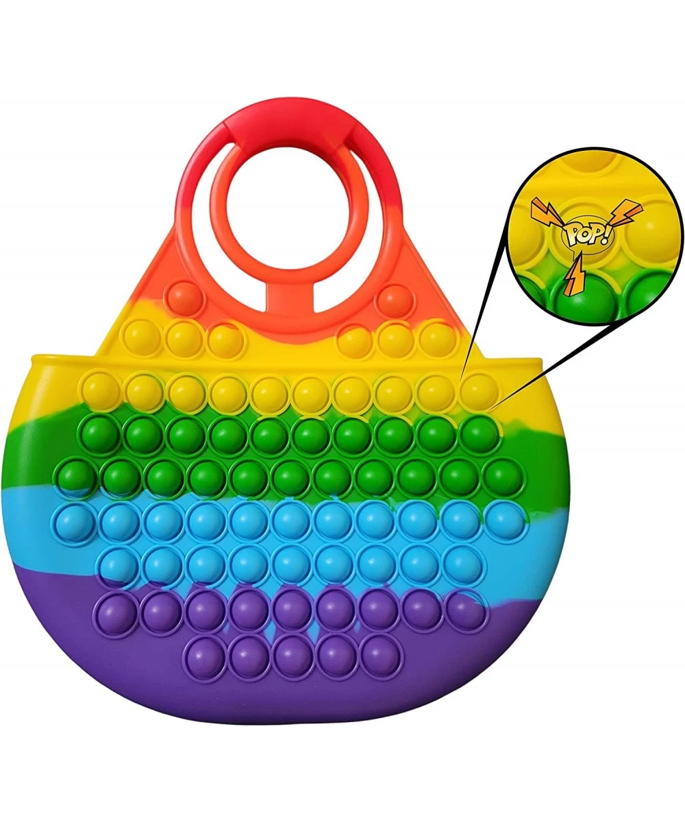 Pop it Purse Fidget Bag for Girls - Popper Handbag Stress Relief for Kids Girls Toys Rainbow Sensory Silicone Pop Fidget Toy ...