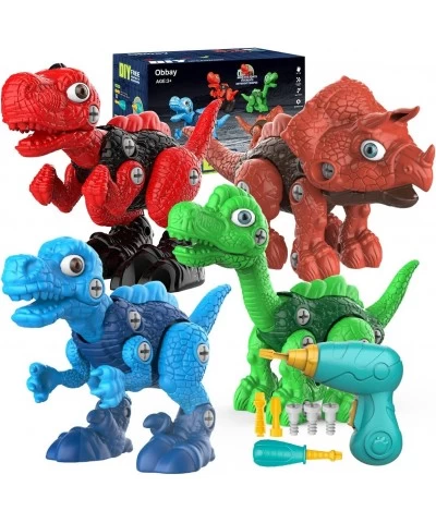 Dinosaur Toys for Kids: Take Apart Dinosaur Toys for Kids 3-5 5-7 STEM Construction Building Toys Kid Toys with Electric Dril...