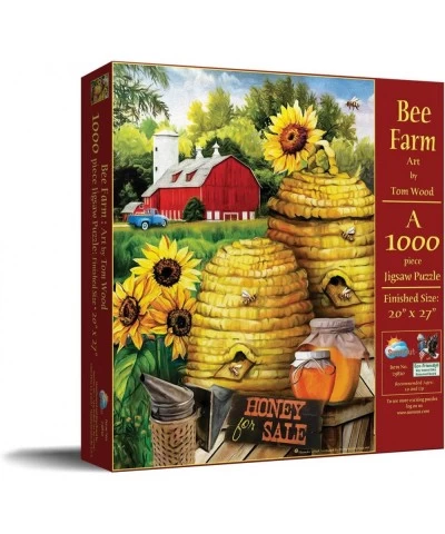 Bee Farm 1000 pc Jigsaw Puzzle $35.13 Jigsaw Puzzles