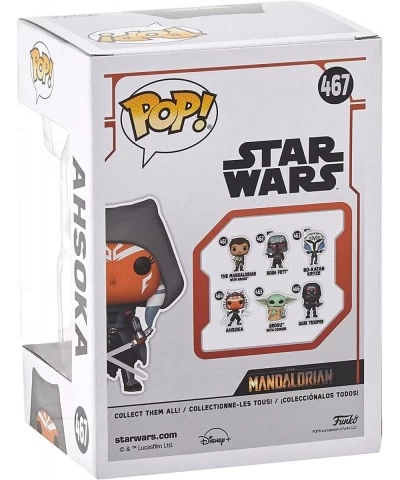 Funko Pop! Star Wars: The Mandalorian - Hooded Ahsoka with Dual Sabers Vinyl Bobblehead Amazon Exclusive $16.49 Action Figures