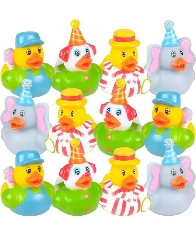 Carnival Rubber Duckies for Kids Pack of 12 Cute Duck Bathtub Pool Toys Fun Carnival Supplies Birthday Party Favors for Boys ...