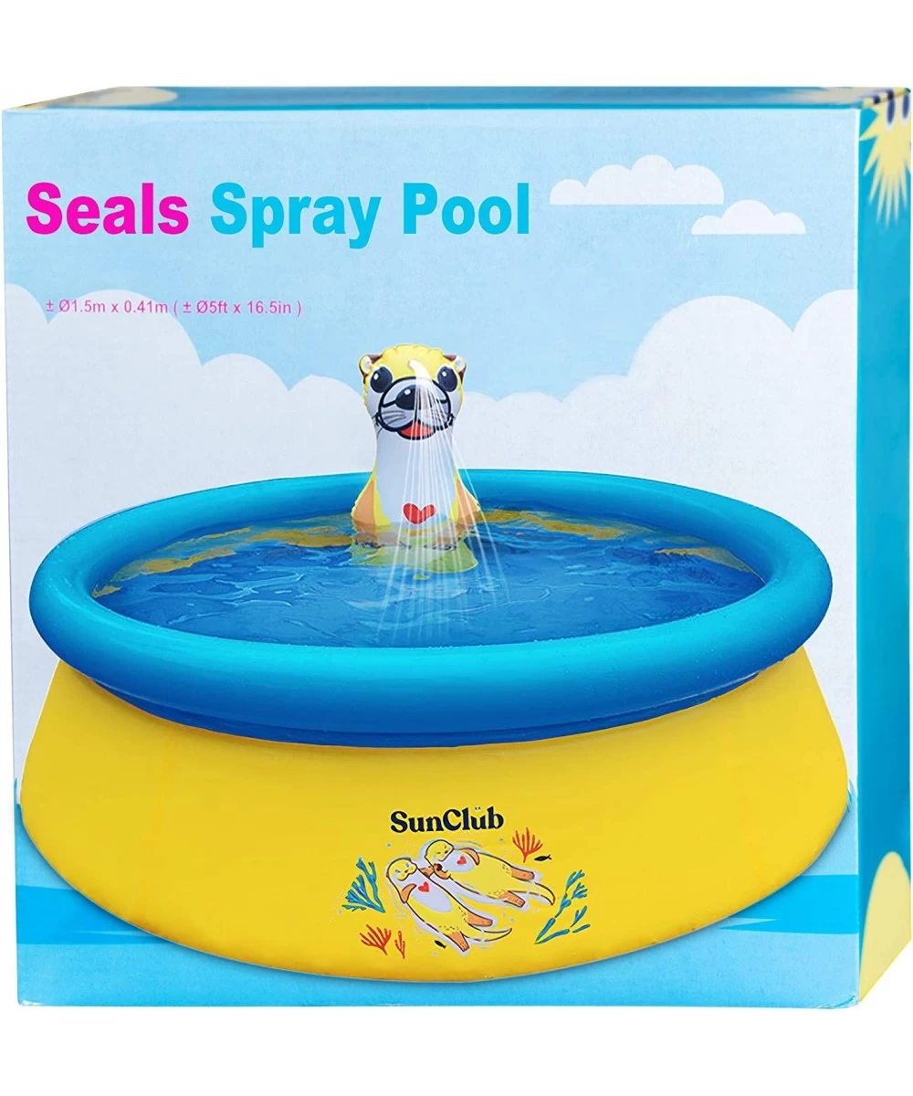 Sea Otter Spray Pool Inflatable Kids Pool Toddler Swimming Pool Kiddy Pool Child Pool Child Swimming Pool Kids Inflatable Poo...