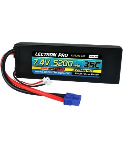 Lectron Pro 7.4V 5200mAh 35C Lipo Battery $70.06 Hobby Remote & App Controlled Vehicle Parts