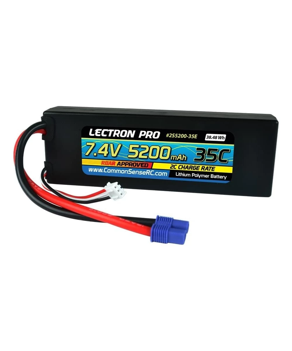 Lectron Pro 7.4V 5200mAh 35C Lipo Battery $70.06 Hobby Remote & App Controlled Vehicle Parts