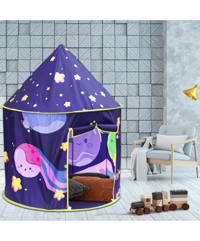 Kids Space Themed Play Tent - Indoor Outdoor Playhouse for Boys and Girls -Children's Pop Up Teepee - Rocket Ship Clubhouse $...