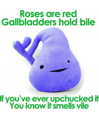 Gallbladder Plush - You've Got Gall! - 8" Gallbladder Removal Stuffed Toy $46.65 Stuffed Animals & Teddy Bears