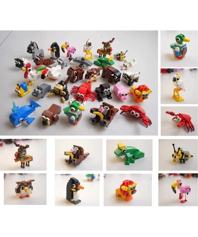 30 Sets of Small Cute Animals (867 Pieces) Mini Horse Cat Dog Pets Safari Jungle Farm Zoo Kits Classic Building Blocks Value ...