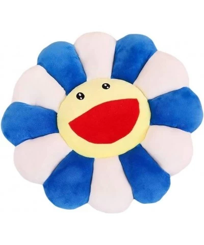 Flower Plush Pillow Sunflower Pillow Soft & Comfortable Sunflower Smiley Cushion Colorful Sun Flower Plush Toy Home Bedroom S...