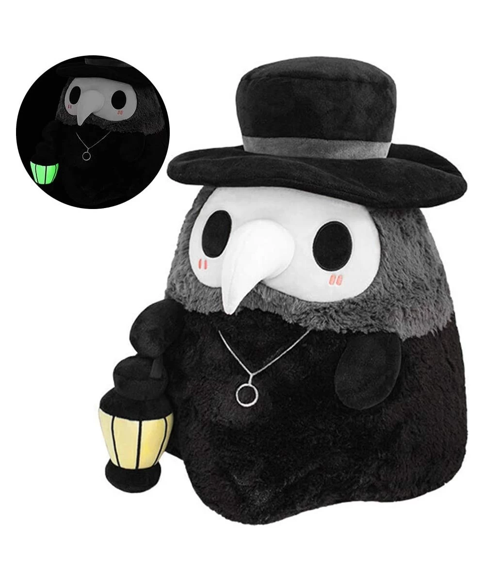 Plague Doctor Plush Toy - Fluffy Luminous Plush Toy Soft Doll Props Gift for Kid Adult $22.01 Plush Figure Toys