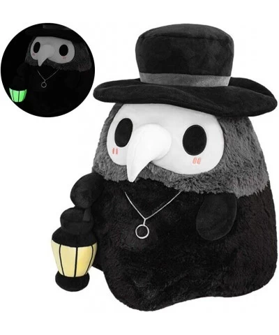 Plague Doctor Plush Toy - Fluffy Luminous Plush Toy Soft Doll Props Gift for Kid Adult $22.01 Plush Figure Toys