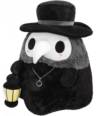 Plague Doctor Plush Toy - Fluffy Luminous Plush Toy Soft Doll Props Gift for Kid Adult $22.01 Plush Figure Toys