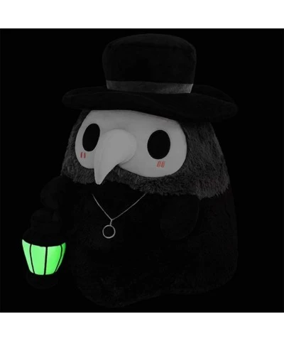 Plague Doctor Plush Toy - Fluffy Luminous Plush Toy Soft Doll Props Gift for Kid Adult $22.01 Plush Figure Toys