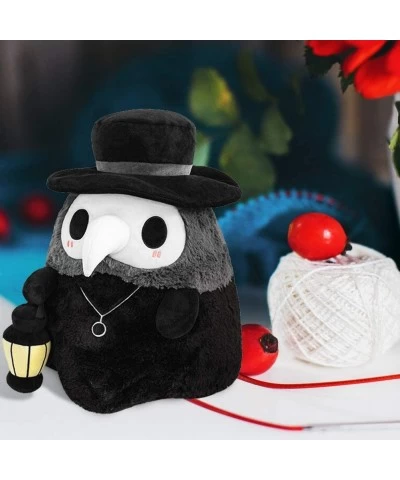 Plague Doctor Plush Toy - Fluffy Luminous Plush Toy Soft Doll Props Gift for Kid Adult $22.01 Plush Figure Toys