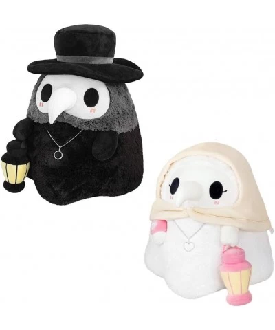 Plague Doctor Plush Toy - Fluffy Luminous Plush Toy Soft Doll Props Gift for Kid Adult $22.01 Plush Figure Toys