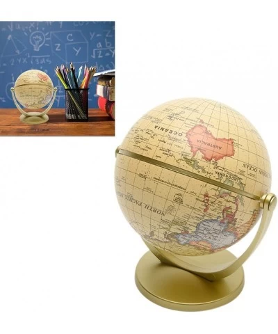 Mini World Globe Desktop Globe for Classroom Geography Teaching Rotating World Map Globe With Base Educational Tool Desk & Of...