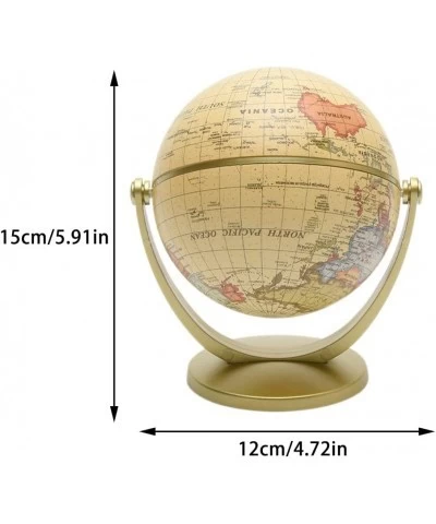 Mini World Globe Desktop Globe for Classroom Geography Teaching Rotating World Map Globe With Base Educational Tool Desk & Of...