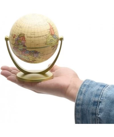 Mini World Globe Desktop Globe for Classroom Geography Teaching Rotating World Map Globe With Base Educational Tool Desk & Of...