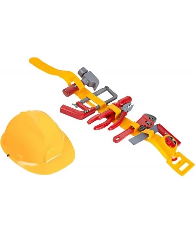 Kids Tool Toy - Pretend Play Childrens Tool Belt Set with Hard Hat Tape Measure and Toy Hand Tools $29.73 Toy Construction Tools