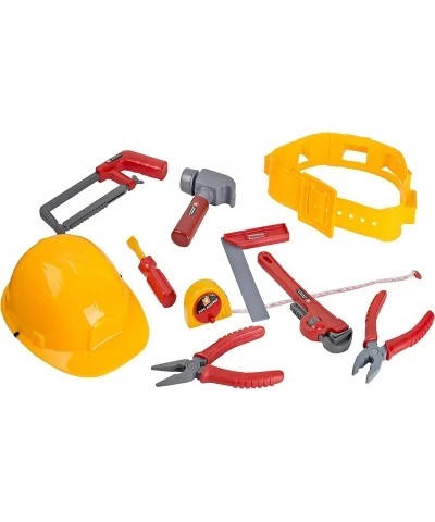 Kids Tool Toy - Pretend Play Childrens Tool Belt Set with Hard Hat Tape Measure and Toy Hand Tools $29.73 Toy Construction Tools