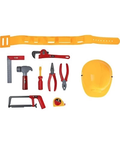 Kids Tool Toy - Pretend Play Childrens Tool Belt Set with Hard Hat Tape Measure and Toy Hand Tools $29.73 Toy Construction Tools