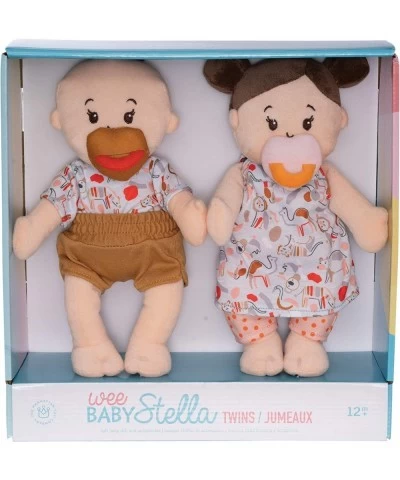 Wee Baby Stella Peach 12" Soft Baby Twin Dolls $61.42 Dolls