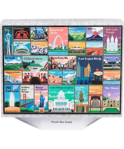 US Tourist Landmark Jigsaw Puzzles – 1000 Piece Puzzle for Adults/Travel Puzzle/Jigsaw Puzzle Stunning/Puzzles for Adults 100...