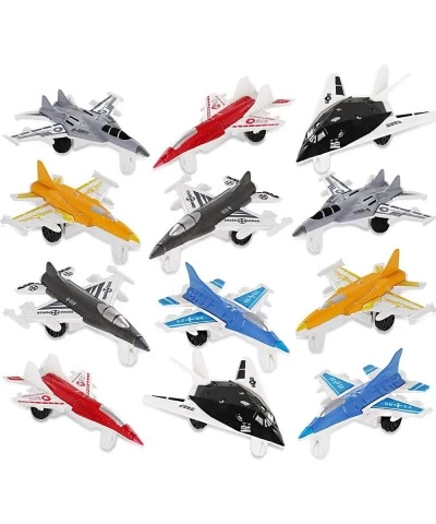 12 PCS Fighter Jet Airplane Toys Plastic Military Mini Planes Air Force Playset for Kids Party Favors Cake Toppers $19.71 Kid...