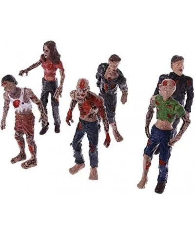 6 Pcs Zombie Dolls Action Figures Toys Walking Dead Toys Terror Corpse Articulated Joints Miniature Model for Halloween Party...