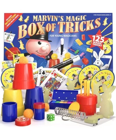 125 Amazing Magic Tricks for Children - Kids Magic Set - Magic Kit for Kids Including Magic Wand Card Tricks + Much More - Su...