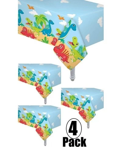 4 Pack Dinosaur Birthday Party Supplies Tablecover Size: 54" x 108" Kids Birthday Party Dinosaur Theme Party Supplies $17.65 ...