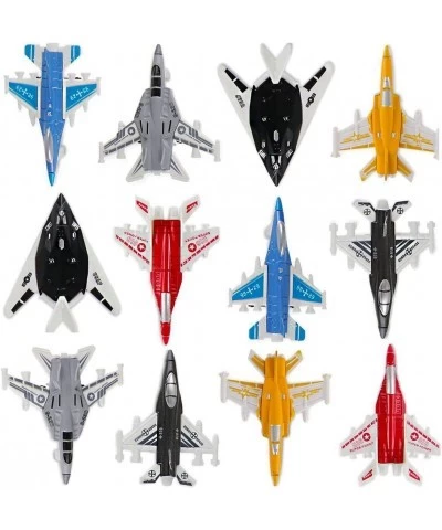 12 PCS Fighter Jet Airplane Toys Plastic Military Mini Planes Air Force Playset for Kids Party Favors Cake Toppers $19.71 Kid...