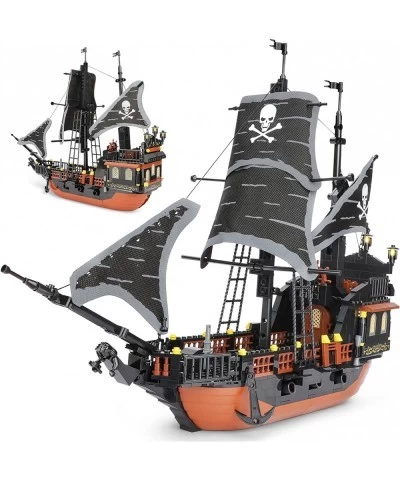 QLT Pirate Ship Building Kit Compatible with Lego Pirates Ship Sets Construction Brick Toys for 7-9year Boys Girls Great Gift...