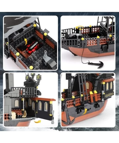 QLT Pirate Ship Building Kit Compatible with Lego Pirates Ship Sets Construction Brick Toys for 7-9year Boys Girls Great Gift...