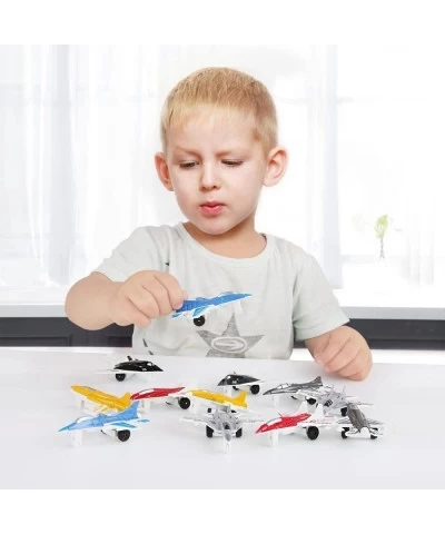 12 PCS Fighter Jet Airplane Toys Plastic Military Mini Planes Air Force Playset for Kids Party Favors Cake Toppers $19.71 Kid...