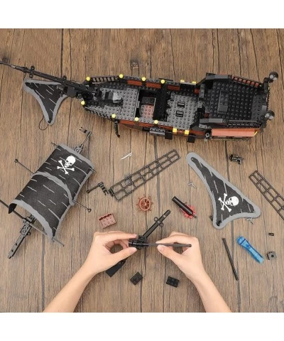 QLT Pirate Ship Building Kit Compatible with Lego Pirates Ship Sets Construction Brick Toys for 7-9year Boys Girls Great Gift...