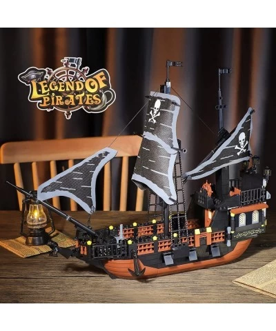 QLT Pirate Ship Building Kit Compatible with Lego Pirates Ship Sets Construction Brick Toys for 7-9year Boys Girls Great Gift...