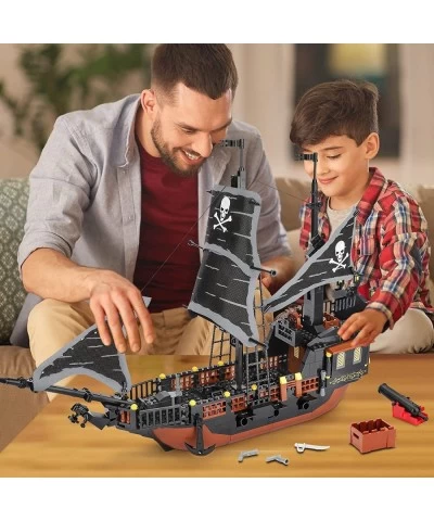 QLT Pirate Ship Building Kit Compatible with Lego Pirates Ship Sets Construction Brick Toys for 7-9year Boys Girls Great Gift...