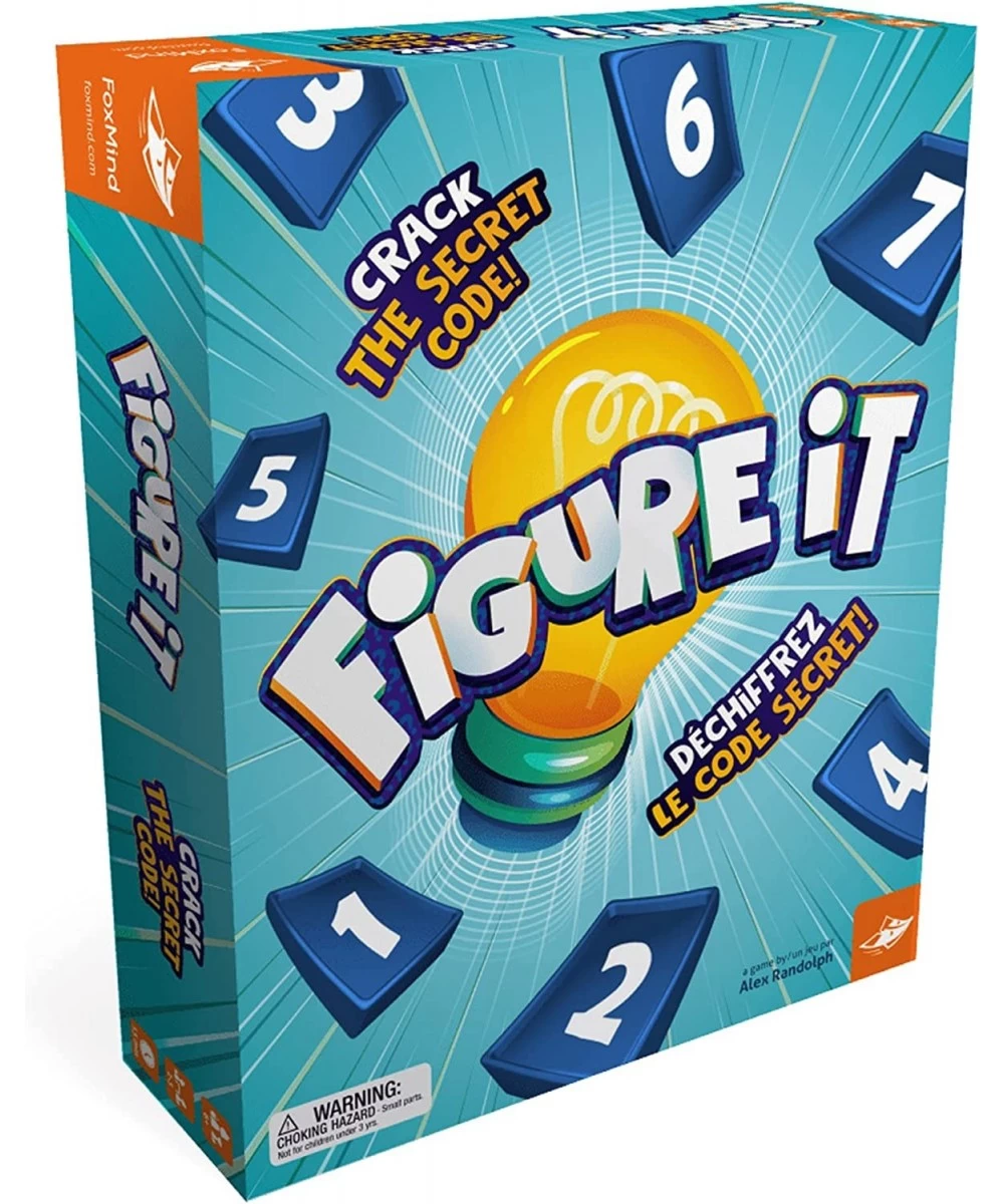 Games: Figure It Code Cracking Deduction Game from Alex Randolph for Family and Friends Easy to Learn Fast to Play Portable G...