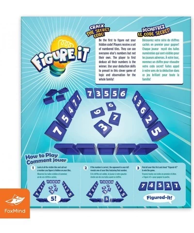 Games: Figure It Code Cracking Deduction Game from Alex Randolph for Family and Friends Easy to Learn Fast to Play Portable G...