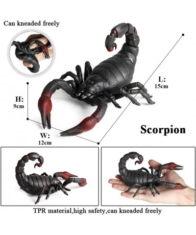 3PCS Rubber Insect Animal TPR Super Stretchy Bug Figures Bath Pool Toy with Spider Scorpion Centipede Party Supplies Squishy ...