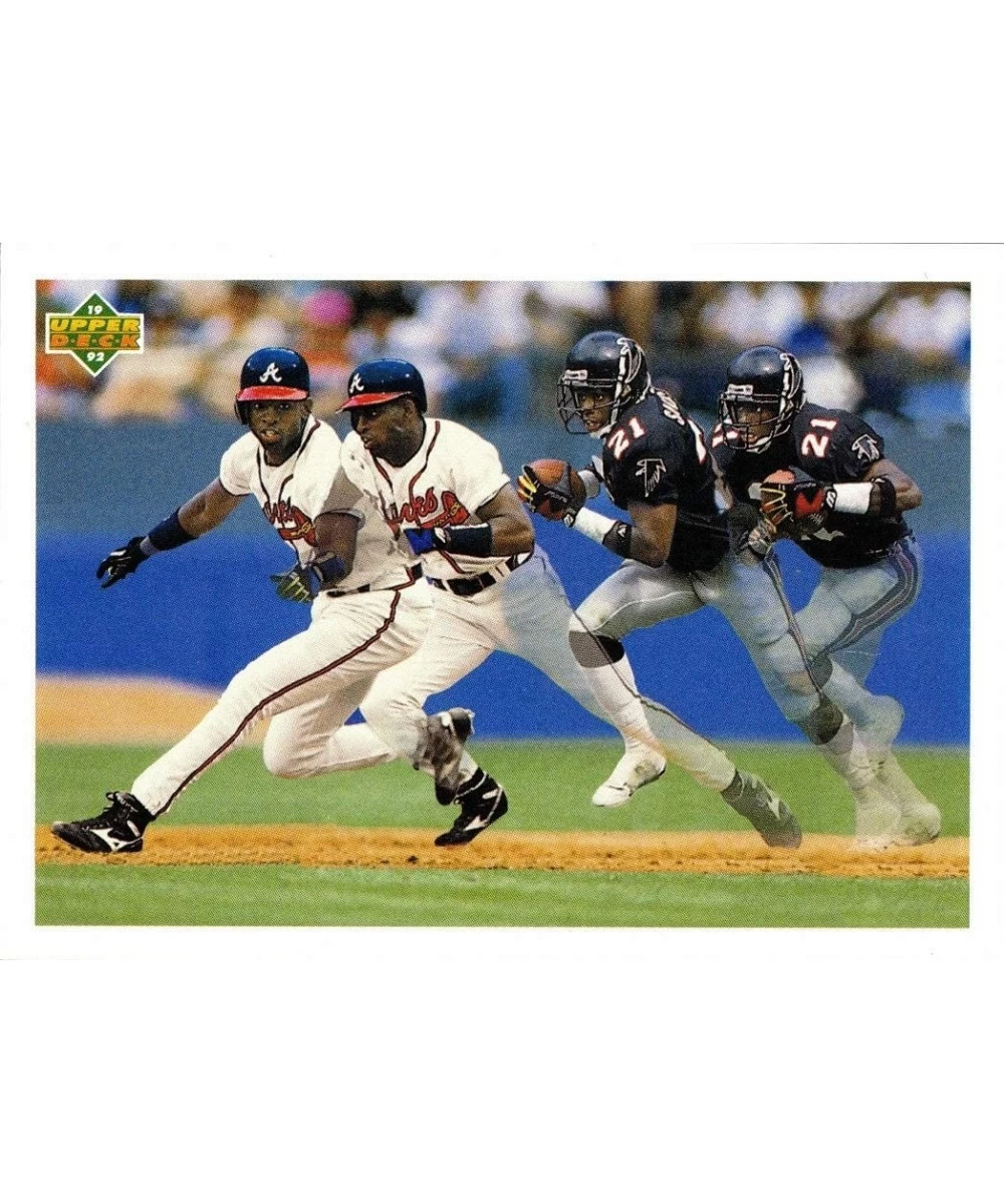 1992 SP3 Deion Sanders Baseball/Football Card - Atlanta Braves and Falcons $75.95 Trading Cards & Accessories