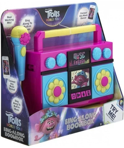 Trolls TR115EM Rock N Troll Sing Along Boom Box $55.03 Kids' Karaoke Machines